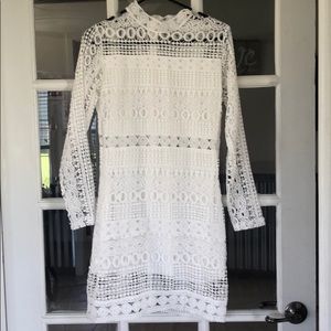 White boho dress